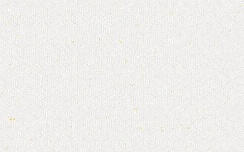 Seamless Japanese pattern with gold foil on washi paper.kikkoajiro 库存插图