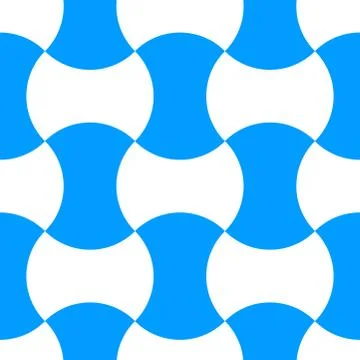 Seamless Japanese pattern showing the connection of weights Stock Illustration
