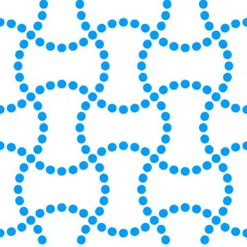 Seamless Japanese pattern showing the connection of weights Stock Illustration