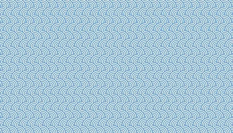 Seamless japanese wave pattern in blue and white Stock Illustration