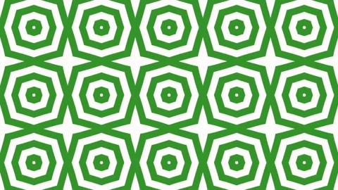 Seamless Kaleida  Pattern Animation Design Green Видео 157989150