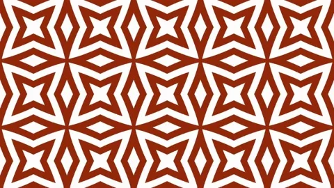 Seamless Kaleida Pattern Animation Design Brown 動画素材 157989168