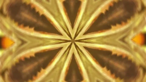 Seamless kaleidoscope animation with symmetrical patterns, vibrant colors Stock Footage 308833100