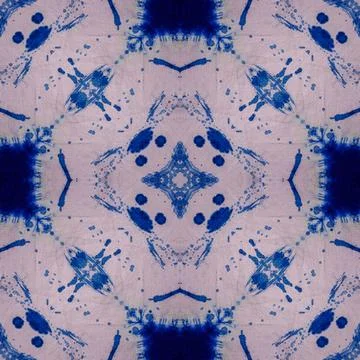 Seamless kaleidoscope or endless pattern for ceramic tile, wallpaper, linoleu Stock Illustration