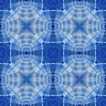 Seamless kaleidoscope or endless pattern for ceramic tile, wallpaper, linoleu Stock Illustration