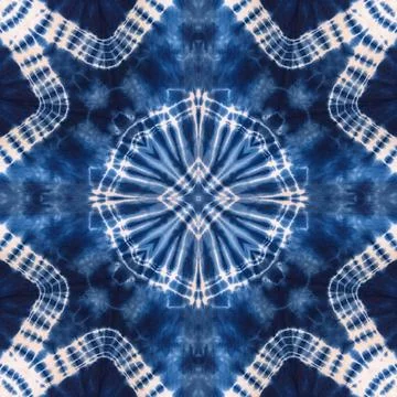 Seamless kaleidoscope or endless pattern for ceramic tile, wallpaper, linoleu Stock Illustration