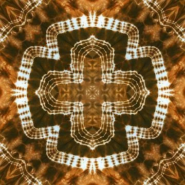 Seamless kaleidoscope or endless pattern for ceramic tile, wallpaper, linoleu Stock Illustration