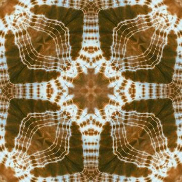 Seamless kaleidoscope or endless pattern for ceramic tile, wallpaper, linoleu Stock Illustration