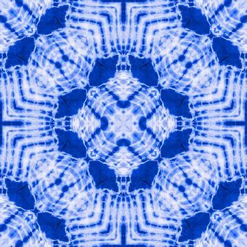 Seamless kaleidoscope or endless pattern for ceramic tile, wallpaper, linoleu Stock Illustration