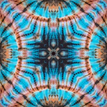 Seamless kaleidoscope or endless pattern for ceramic tile, wallpaper, linoleu Stock Photos
