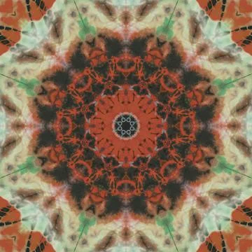 Seamless kaleidoscope or endless pattern for ceramic tile, wallpaper, linoleu Stock Photos