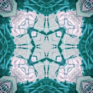 Seamless kaleidoscope or endless pattern for ceramic tile, wallpaper, linoleu Stock Photos