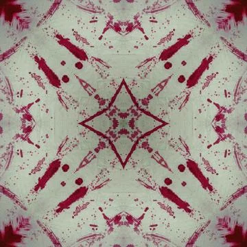 Seamless kaleidoscope or endless pattern for ceramic tile, wallpaper, linoleu Stock Photos