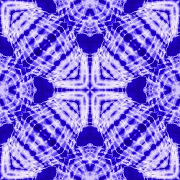 Seamless kaleidoscope or endless pattern for ceramic tile, wallpaper, linoleu Stock Photos