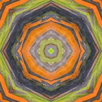 Seamless kaleidoscope or endless pattern for background 스톡 사진
