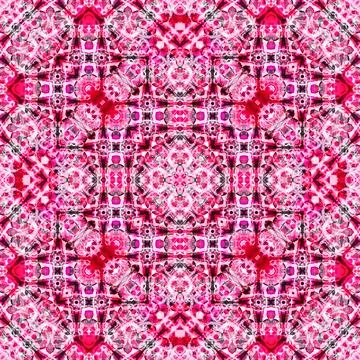 Seamless kaleidoscope pattern. Texture art イラスト素材