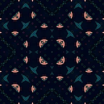 Seamless kaleidoscope pattern. Texture art Illustrazione stock