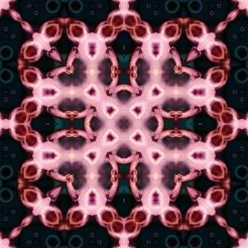 Seamless kaleidoscope pattern. Texture art Stock Photos