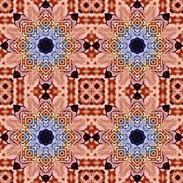 Seamless kaleidoscope patterns. The texture is abstract Stock Photos