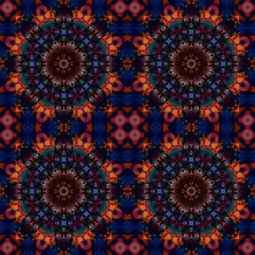 Seamless kaleidoscope patterns. The texture is abstract Stock Photos