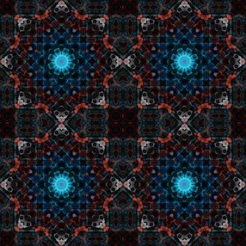 Seamless kaleidoscope patterns. The texture is abstract Stock Photos