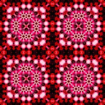 Seamless kaleidoscope patterns. The texture is abstract Stock Photos