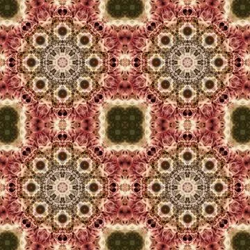 Seamless kaleidoscope patterns. The texture is abstract Stock Photos