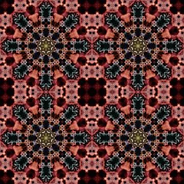 Seamless kaleidoscope patterns. The texture is abstract Stock Photos