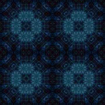 Seamless kaleidoscope patterns. The texture is abstract Stock Photos