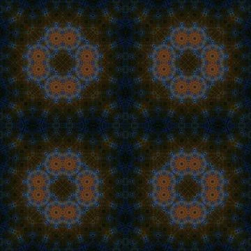 Seamless kaleidoscope patterns. The texture is abstract Foto stock