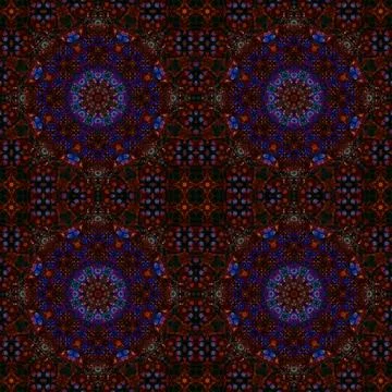Seamless kaleidoscope patterns. The texture is abstract Stock Photos