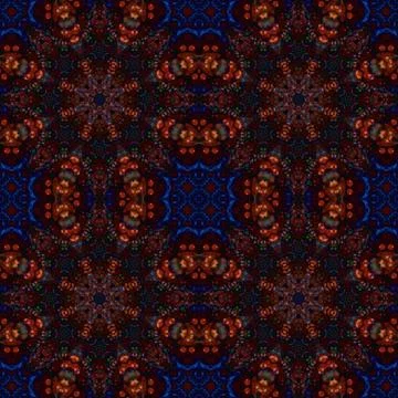 Seamless kaleidoscope patterns. The texture is abstract Stock Photos