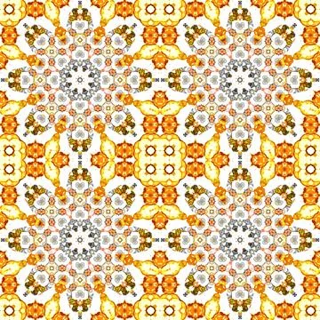Seamless kaleidoscope patterns. The texture is abstract Stock Photos
