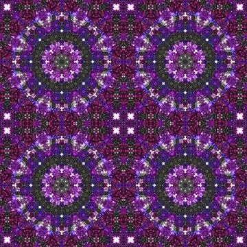 Seamless kaleidoscope patterns. The texture is abstract Foto stock