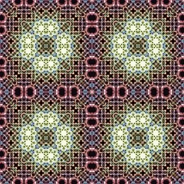 Seamless kaleidoscope patterns. The texture is abstract Stock Photos