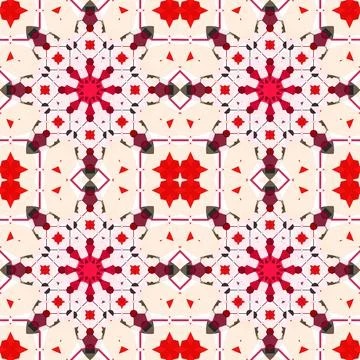 Seamless kaleidoscope patterns. The texture is abstract Stock Photos