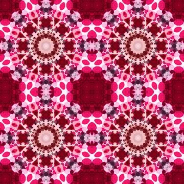 Seamless kaleidoscope patterns. The texture is abstract Stock Photos