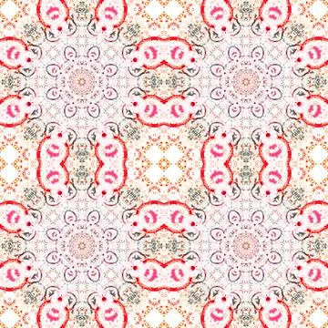Seamless kaleidoscope patterns. The texture is abstract Stock Photos