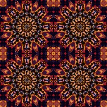 Seamless kaleidoscope patterns. The texture is abstract Stock Photos