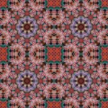 Seamless kaleidoscope patterns. The texture is abstract Stock Photos