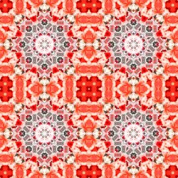 Seamless kaleidoscope patterns. The texture is abstract Stock Photos
