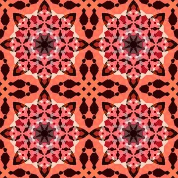 Seamless kaleidoscope patterns. The texture is abstract Stock Photos