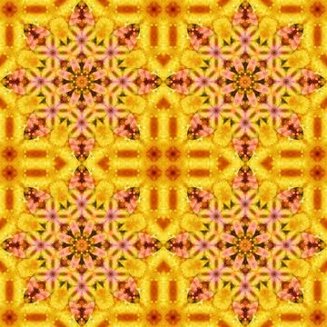 Seamless kaleidoscope patterns. The texture is abstract Stock-Fotos