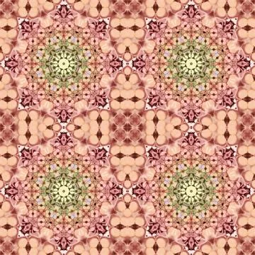Seamless kaleidoscope patterns. The texture is abstract Stock Photos