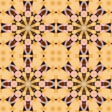 Seamless kaleidoscope patterns. The texture is abstract Stock Photos