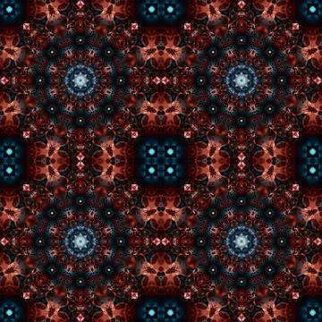 Seamless kaleidoscope patterns. The texture is abstract Stock Photos