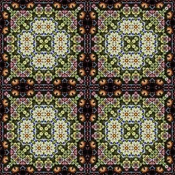 Seamless kaleidoscope patterns. The texture is abstract Foto stock