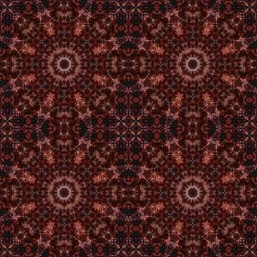 Seamless kaleidoscope patterns. The texture is abstract Stock Photos