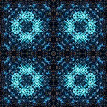Seamless kaleidoscope patterns. The texture is abstract Stock Photos