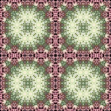 Seamless kaleidoscope patterns. The texture is abstract Stock Photos